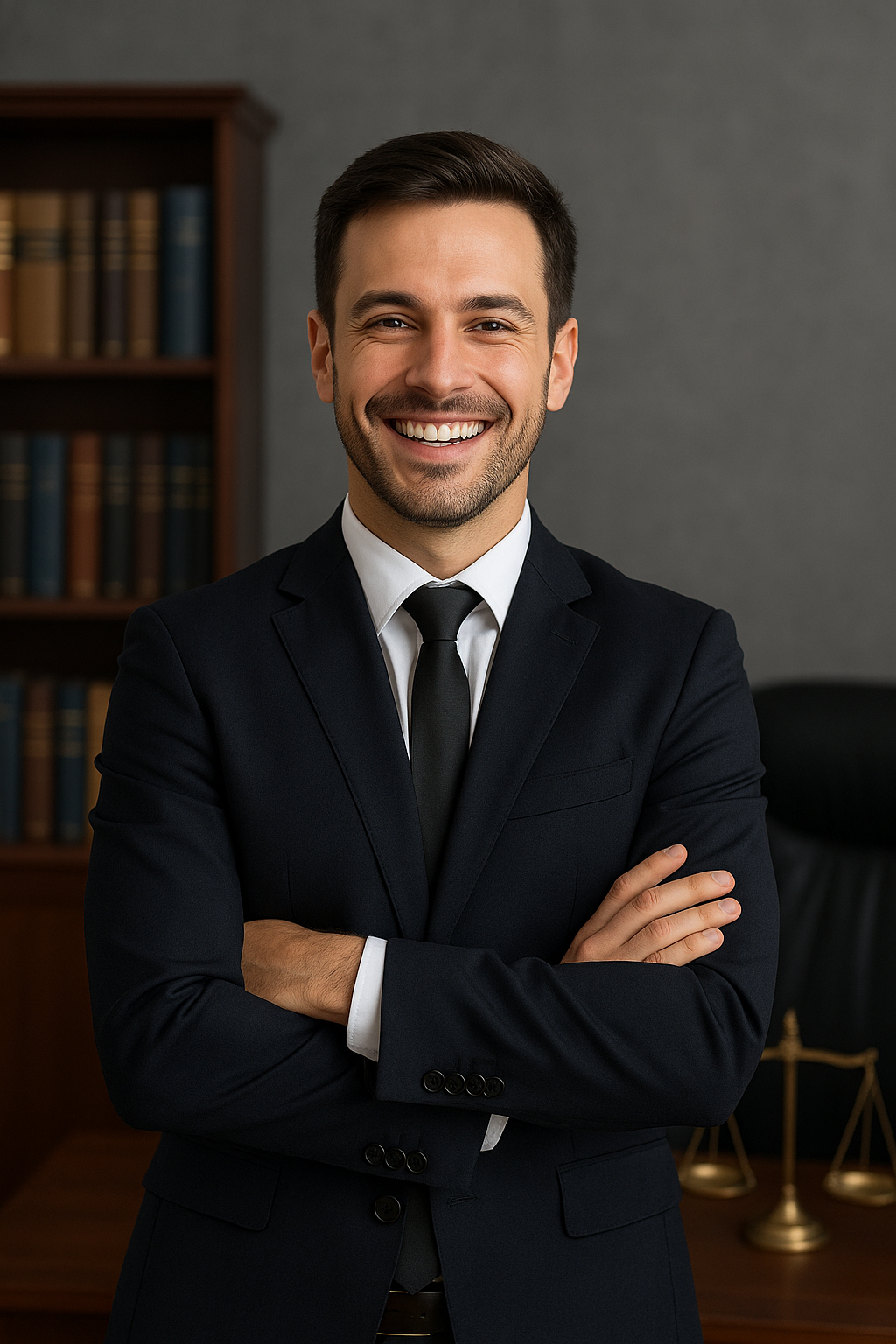 Advogado analisando estratégias jurídicas