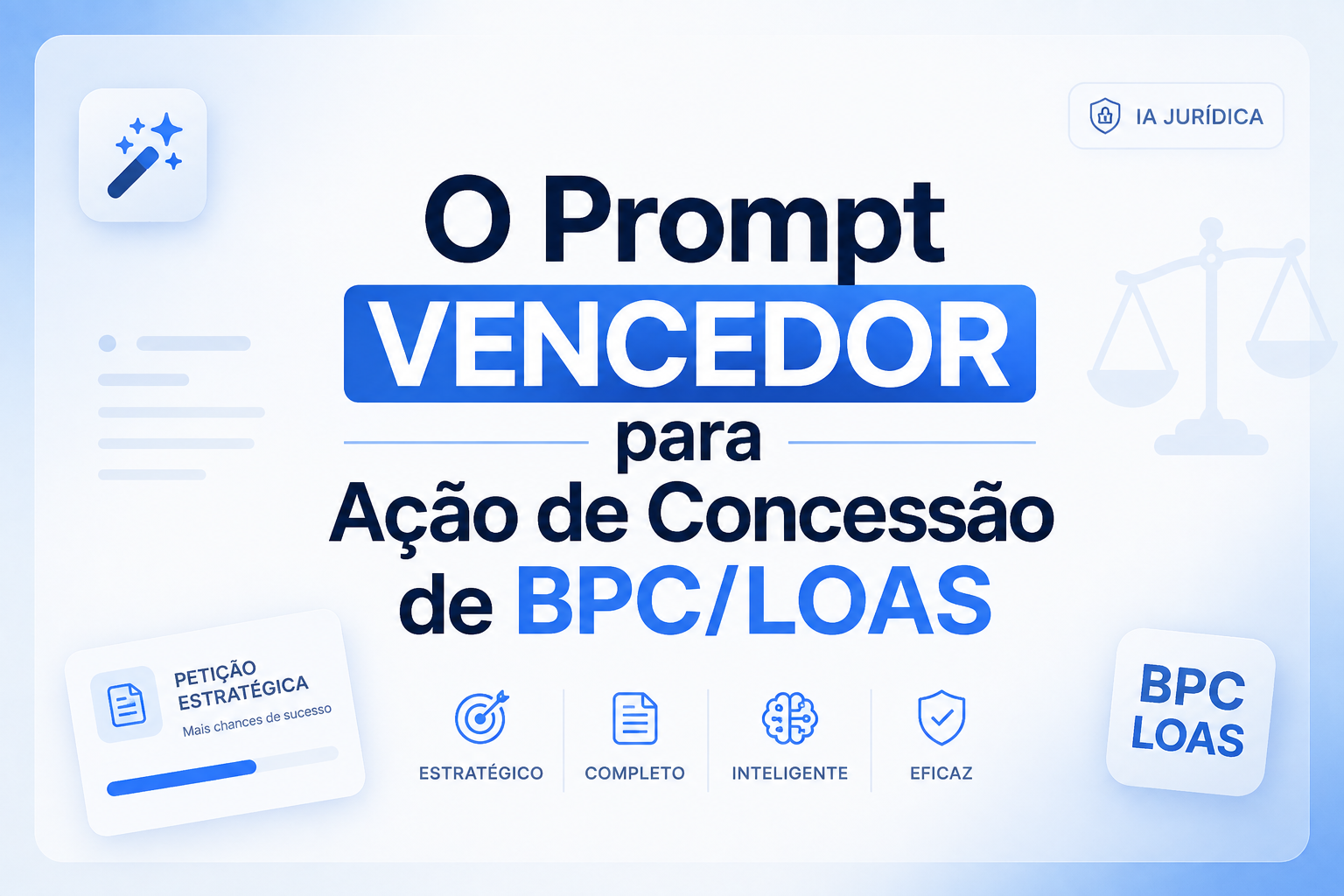 O Prompt VENCEDOR para Ação de Concessão de BPC/LOAS